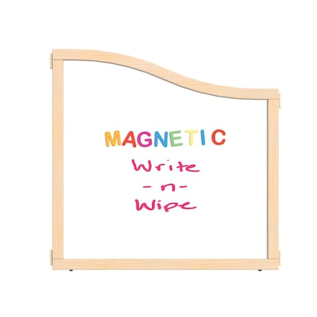 Jonti-Craft KYDZ Suite Cascade Panel, E To A-height, 36 in. Wide, Magnetic Write-n-Wipe 1521JCAMG